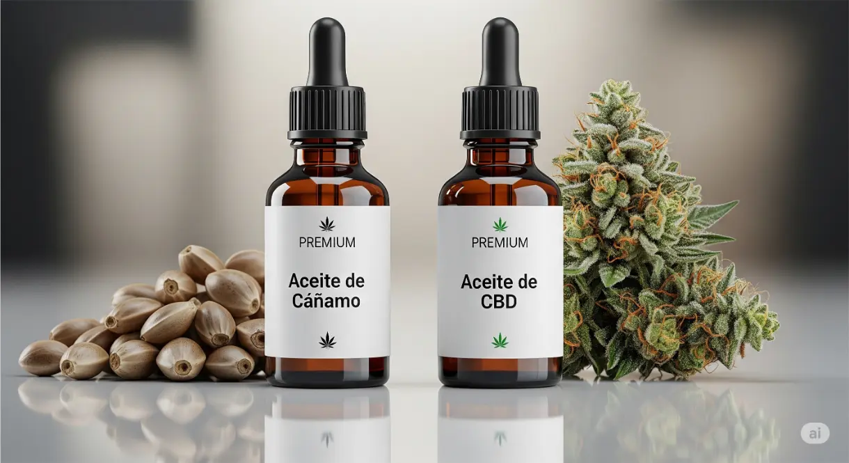 Aceite de Cáñamo vs Aceite de CBD: Guía Completa para Entender las Diferencias